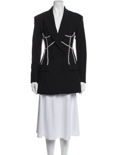Pre-owned Area Blazer W/ Tags In Black