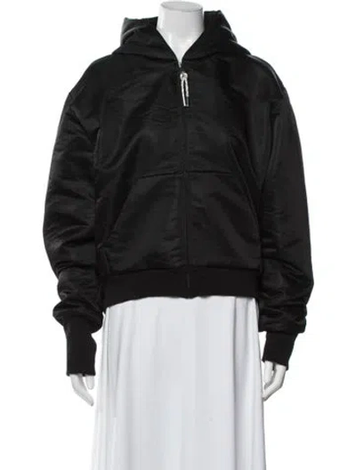 Pre-owned Area Bomber Jacket In Black