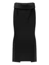 Area Column Maxi Skirt In Black