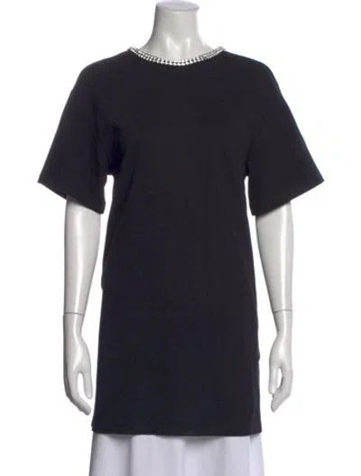 Pre-owned Area Crew Neck Short Sleeve T-shirt In Black