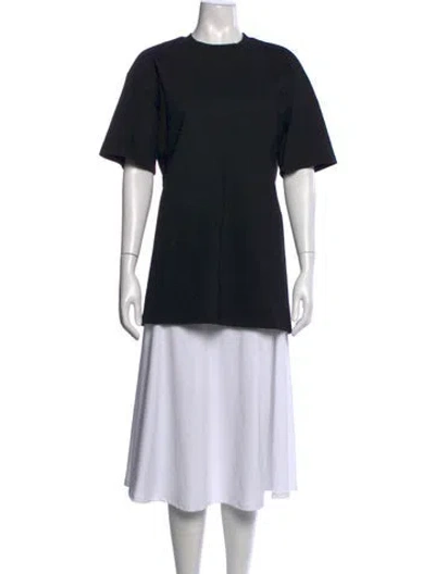 Pre-owned Area Crew Neck Short Sleeve T-shirt In Black