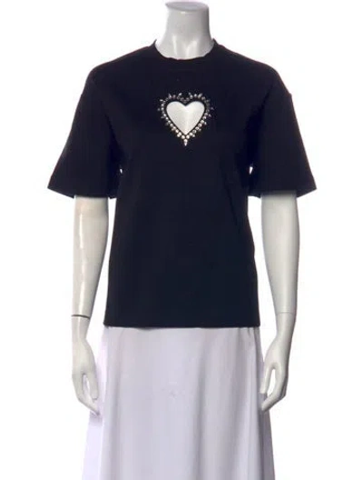 Pre-owned Area Crew Neck Short Sleeve T-shirt In Black