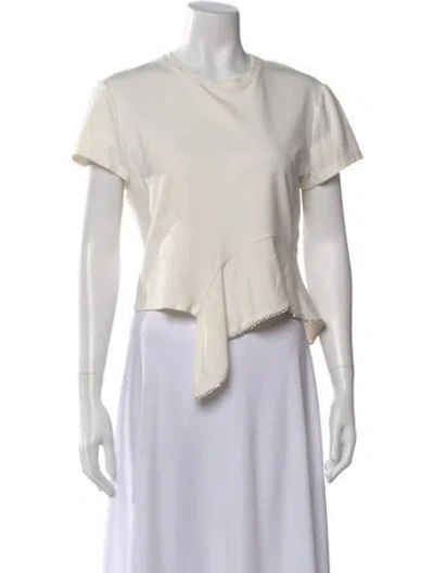 Pre-owned Area Crew Neck Short Sleeve T-shirt In Neutral