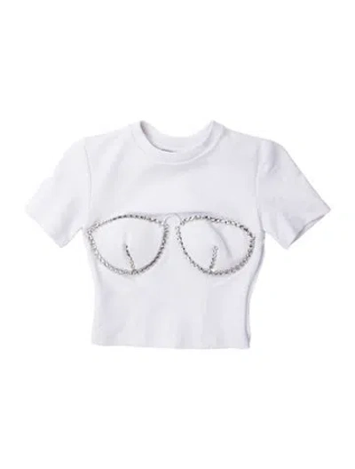 Pre-owned Area Crew Neck Short Sleeve T-shirt W/ Tags In White