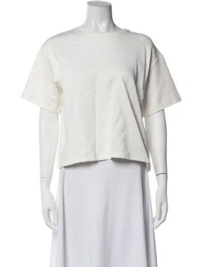 Pre-owned Area Crew Neck Short Sleeve T-shirt In White