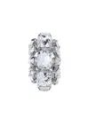 Area Crystal Earcuff In Silver