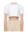 Area Crystal-embellished Cropped T-shirt