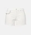 Area Crystal-embellished Denim Shorts