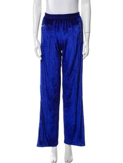 Pre-owned Area Crystal Embellishments Sweatpants In Blue