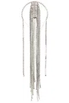 Area Crystal Fringe Headband In White