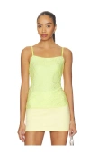 Area Crystal Hotfix Cami Top In Multi