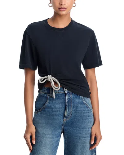 Area Crystal Knot Tee In Blue