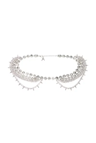 Area Crystal Multi Layer Belt