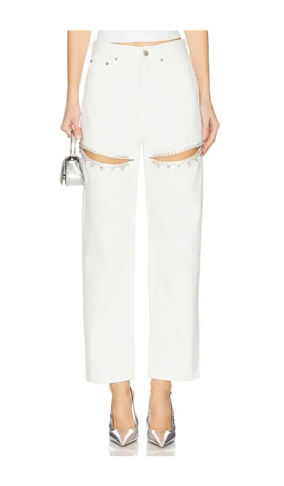 AREA CRYSTAL SLIT JEANS