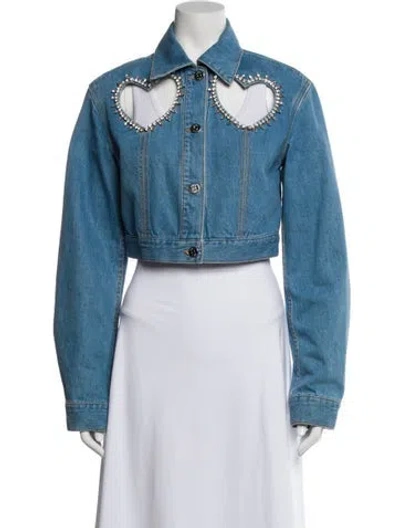 Pre-owned Area Denim Jacket In Blue