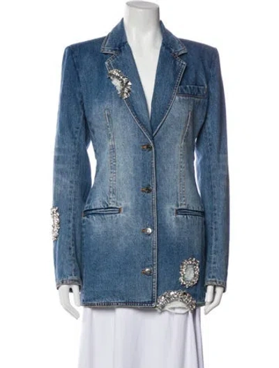 Pre-owned Area Denim Jacket In Blue