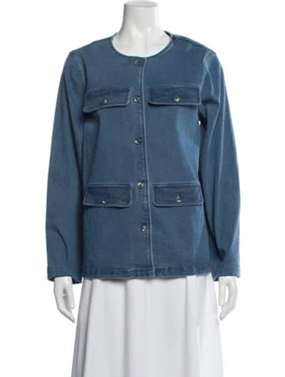 Pre-owned Area Denim Jacket In Blue