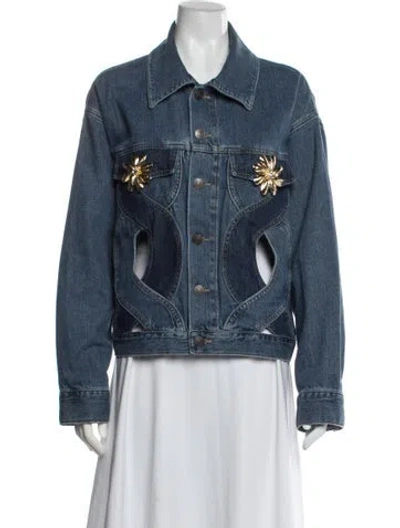 Pre-owned Area Denim Jacket In Blue