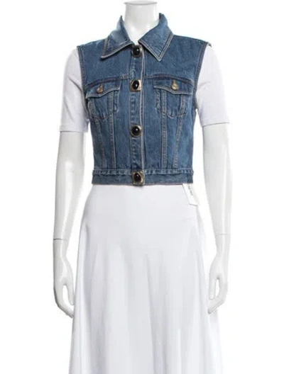 Pre-owned Area Denim Jacket In Blue