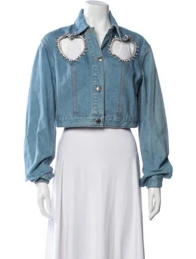 Pre-owned Area Denim Jacket In Blue