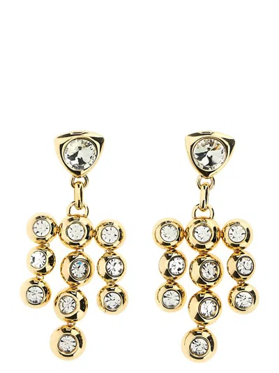 Area Embellished Chandelier Earrings In Gold