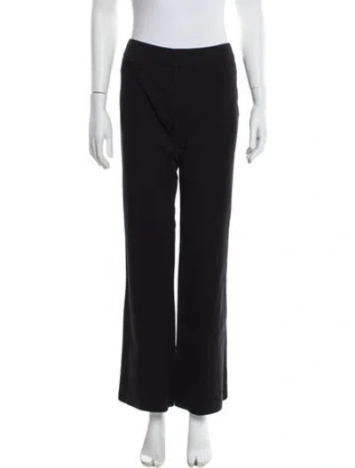 Pre-owned Area Flared Pants In Black