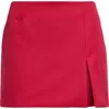 AREA AREA FLOWER SLIT WOOL MINISKIRT