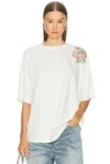 Area Flower T-shirt In White