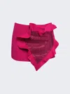 Area Heart Ruffle Mini Skirt In Multi