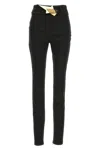 Area Black High Wasted Star Stud Leggings