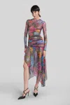 Area In Multicolor Polyester In Multi