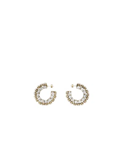 Area Inlaid Earrings In Multicolor