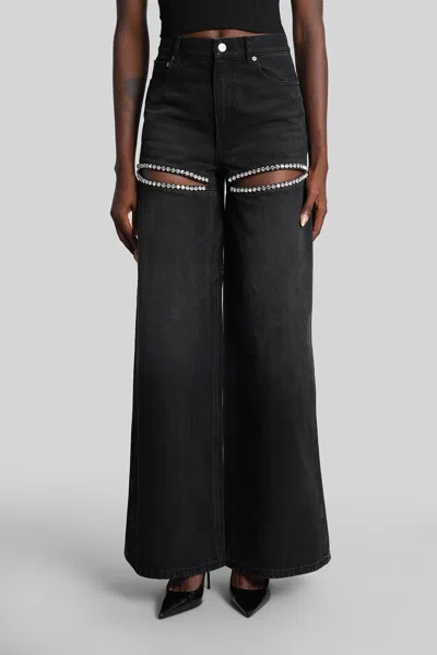 AREA JEANS IN BLACK DENIM