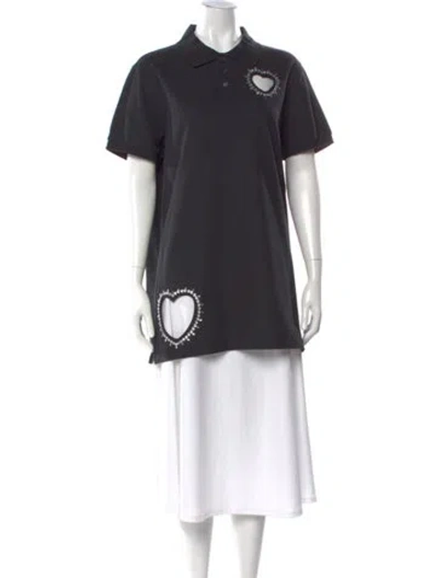 Pre-owned Area Mini Dress In Gray