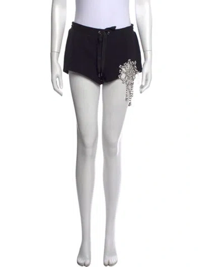 Pre-owned Area Mini Shorts In Black