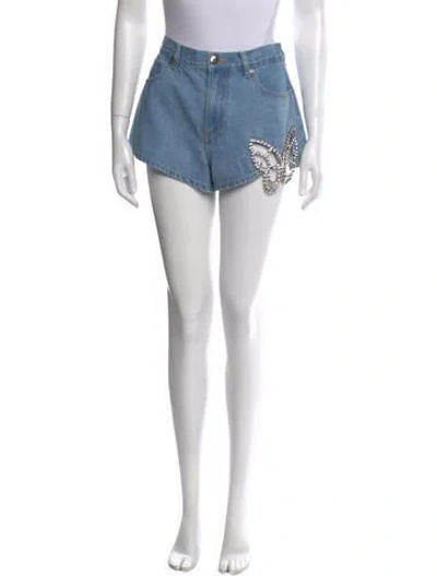 Pre-owned Area Mini Shorts In Blue