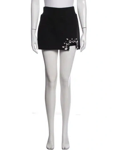 Pre-owned Area Mini Shorts W/ Tags In Black