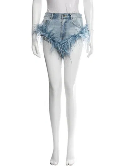 Pre-owned Area Mini Shorts W/ Tags In Blue