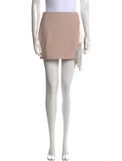 Pre-owned Area Mini Skirt In Brown