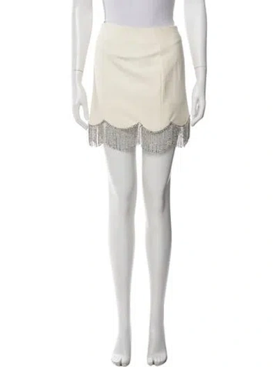 Pre-owned Area Mini Skirt In Neutral
