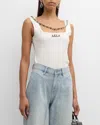 AREA AREA NAMEPLATE CRYSTAL-CHAIN TANK TOP