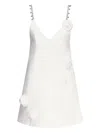 Area Popeline-minikleid In Weiss
