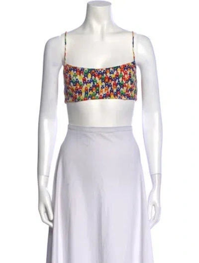 Pre-owned Area Printed Crystal Embellishments Lounge Set In Neutral