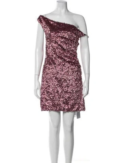 Pre-owned Area Printed Mini Dress W/ Tags In Multi