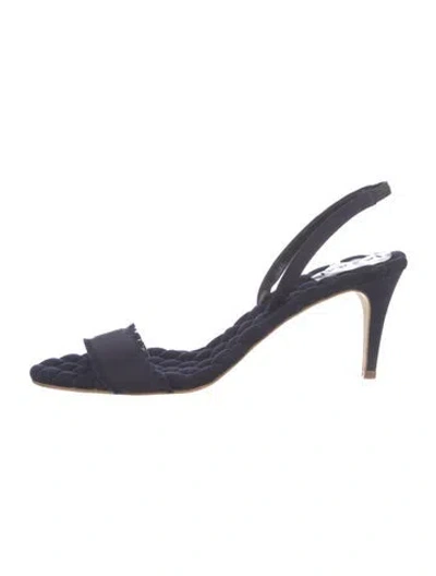 Pre-owned Area Sandals In Blue