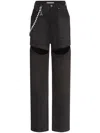 Area Jeans In Black Denim In Black