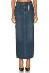 AREA SLIT MIDI SKIRT