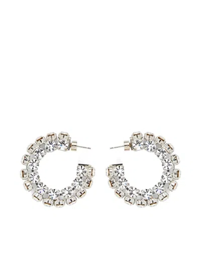 Area Small Crystal Hoop Earrings