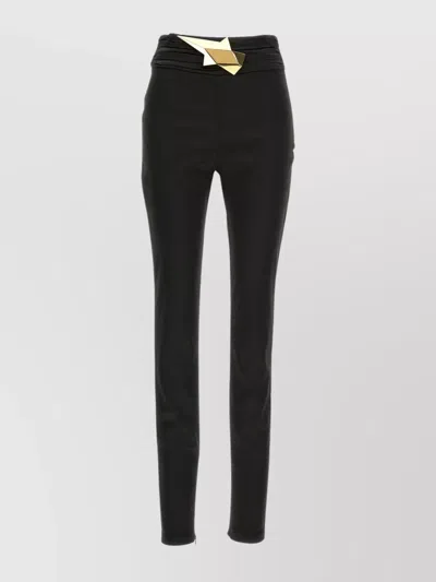 Area Star Stud High Waist Leggings In Black