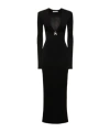 Area Stretch Viscose Dress Star Embellishment